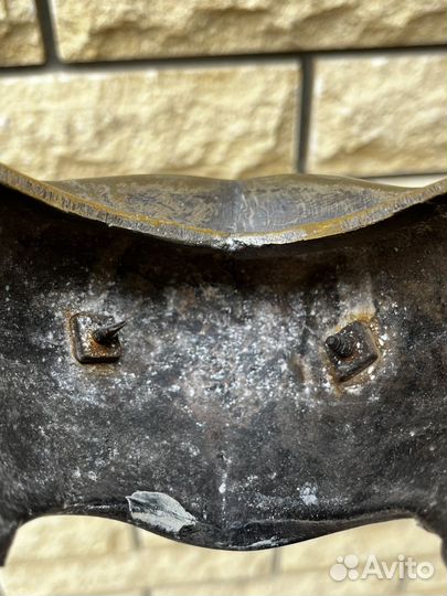 Кашпо антикварное бронза