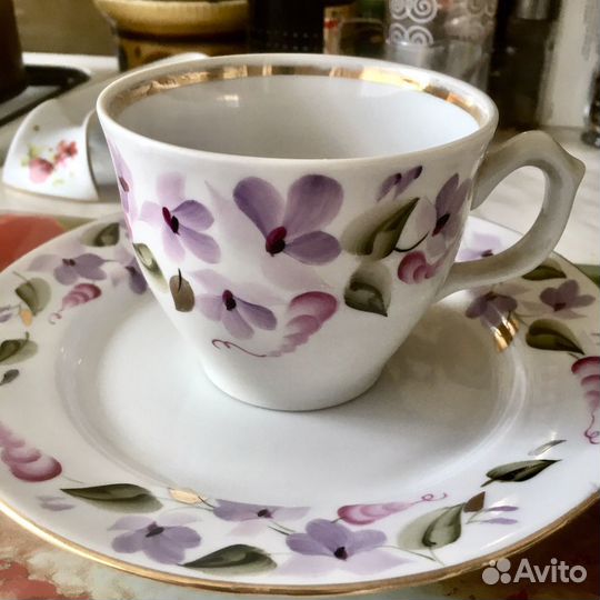 Чашка и тарелка