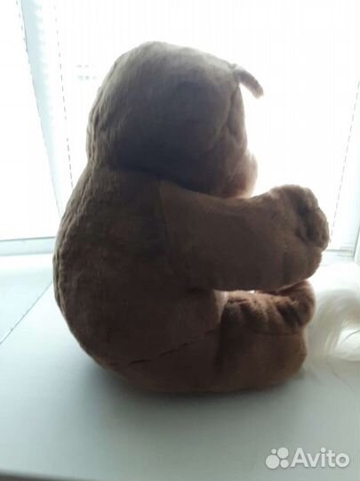 Мягкие игрушки (мишка и собака) цена за обе