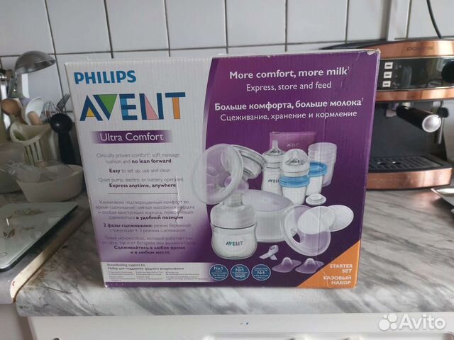 Молокоотсос электрический philips avent