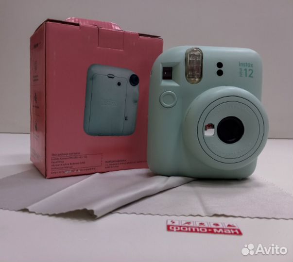 Fujifilm Instax Mini 12 Film Camera (мятный)