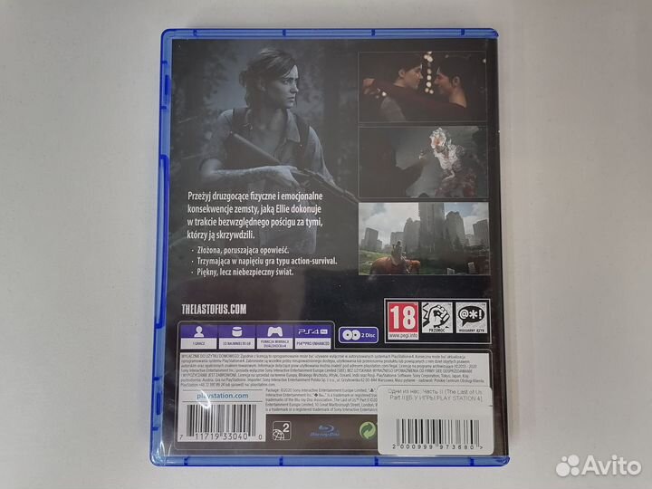 Игрa THE last OF US part 2 (рs4)