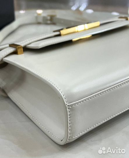 Сумка YSL manhattan mini crossbody белая