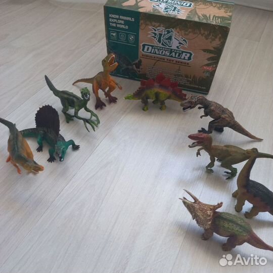 Динозавры 9 штук jurassic world