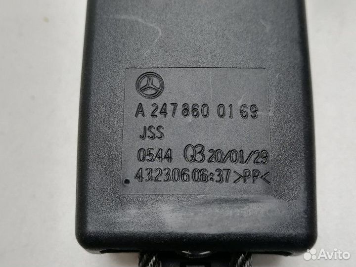 Замок ремня безопасности передний Mercedes A200