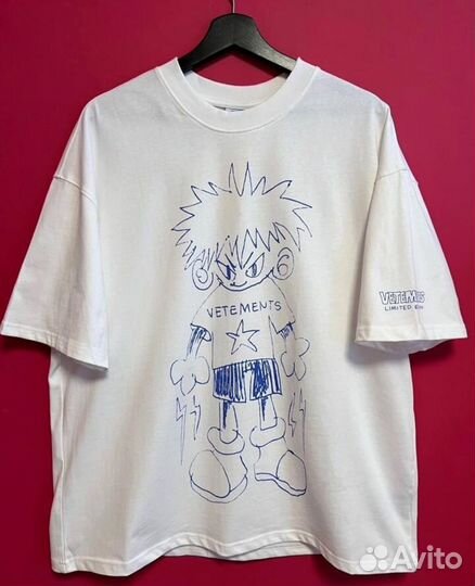 Футболка vetements Anime