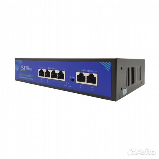 Коммутатор на 4 PoE порта ST-S45POE (2M/65W/A) (ве
