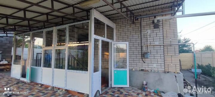 Входные группы. Двери алюминиевые. Тёплые