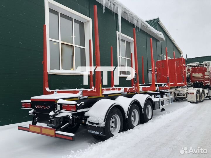 Полуприцеп лесовоз (сортиментовоз) Дизель-С 125210, 2024