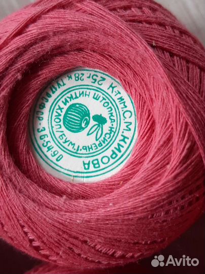 Нитки времен СССР хлопок