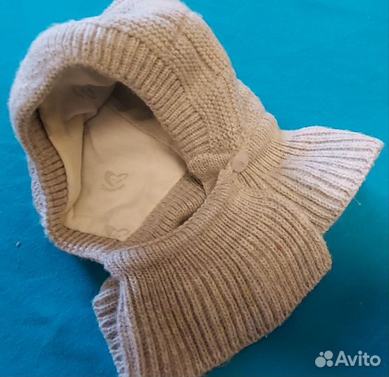 Шапка шлем Журавлик весна 42-44