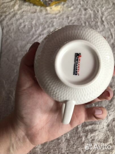 Чашка с блюдцем, фарфор