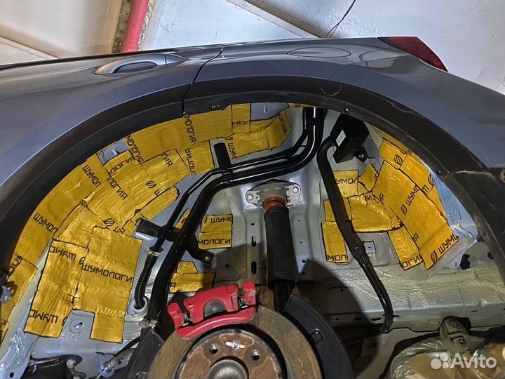 Шумоизоляция арок автомобиля