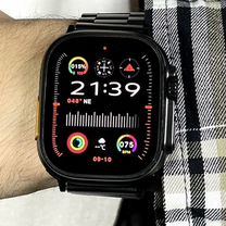 Apple watch Ultra 2 с металлическим ремешком