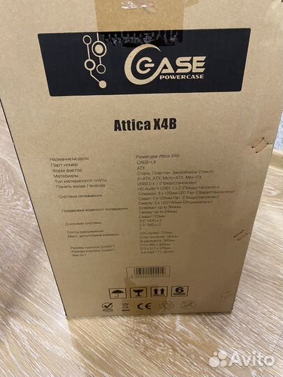 Корпус для пк Powercase Attica X4B