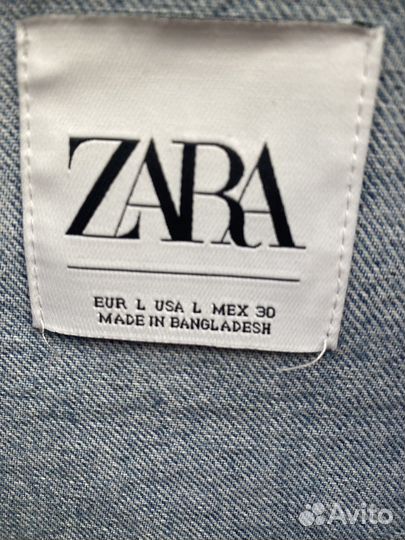 Куртка джинсовая zara женская р.50-52