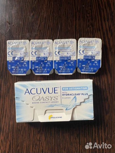 Линзы контактные -5.25 (Астигматизм)