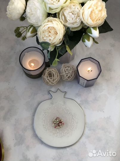 Гранат (подстаканник и пиала)