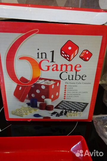Набор настольных игр Куб 6 в 1