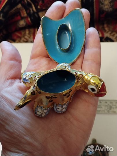 Шкатулка для украшений черепаха