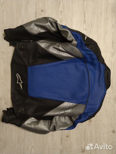 Мотокуртка кожаная Alpinestars. Размер eur 50