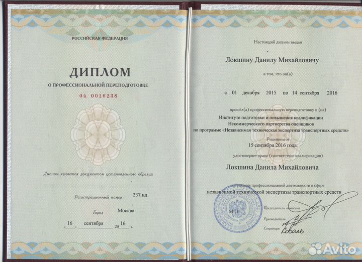 Оценка экспертиза транспорта после дтп