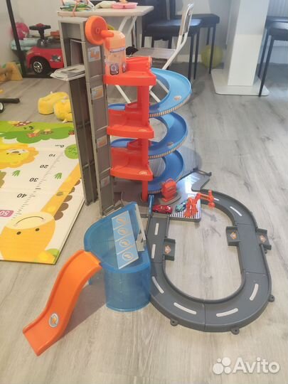 Трек парковка гараж Burago