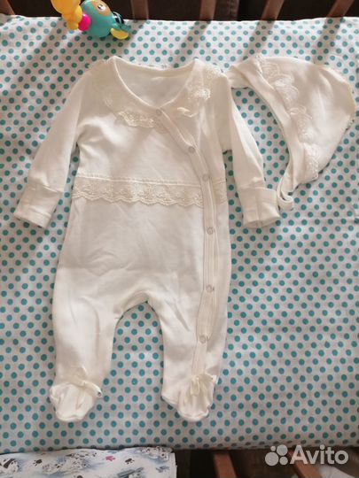 Комплект на выписку для девочки лето