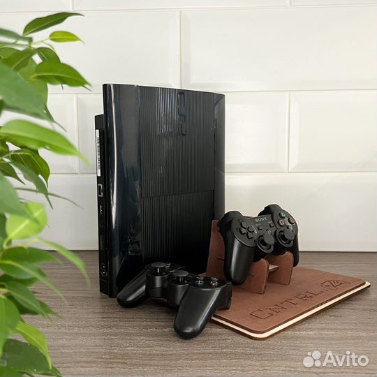 Sony PS3 Super Slim 500gb +2 Джойстика Много Игр