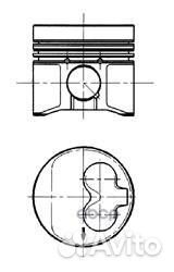 91 429 600 поршень d79.5x1.75x2x3 STD Audi 80