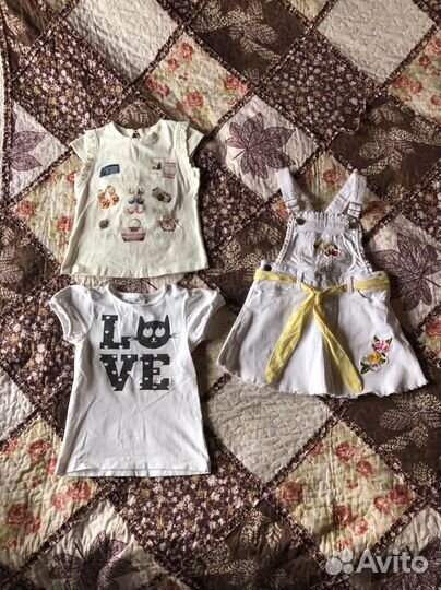 Одежда для девочки пакетом 104-110