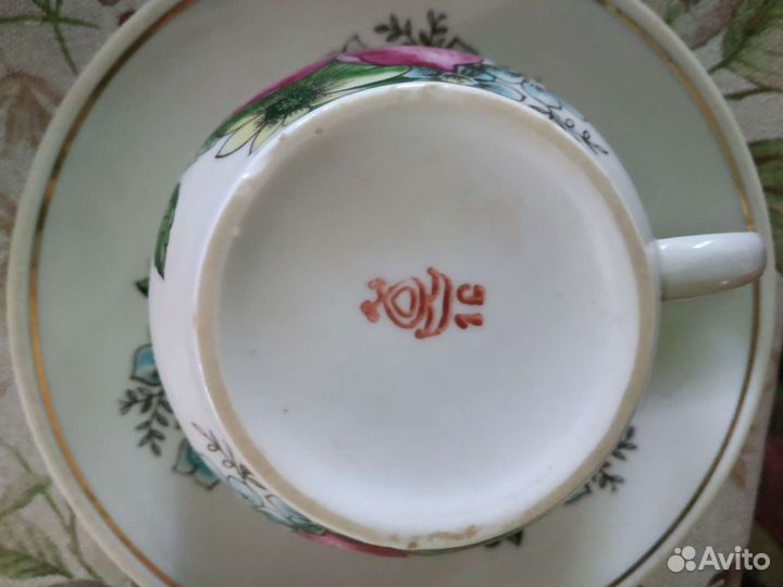 Чайный сервиз Пролетарий, предметно, фарфор СССР