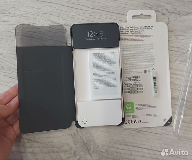 Чехол для samsung galaxy a72 smart s view cover