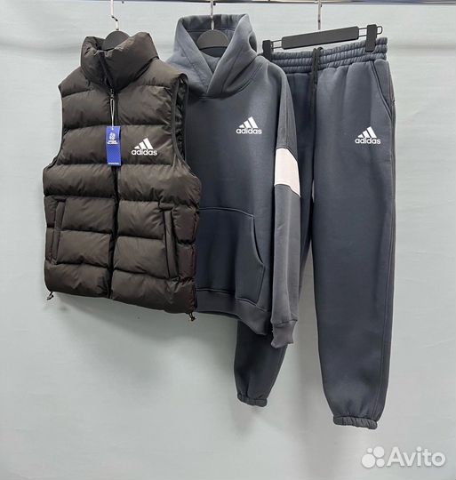 Флисловый костюм adidas