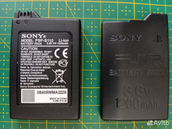 PSP Аккумулятор для моделей 3000 и 2000 серий