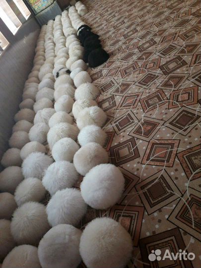 Папахи пуховые шкуры козы