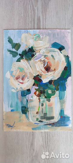 Картина цветы розы