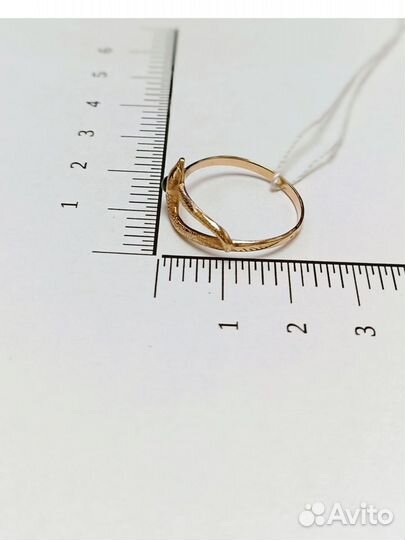 Золотое кольцо 585 пробы 18,5 размер