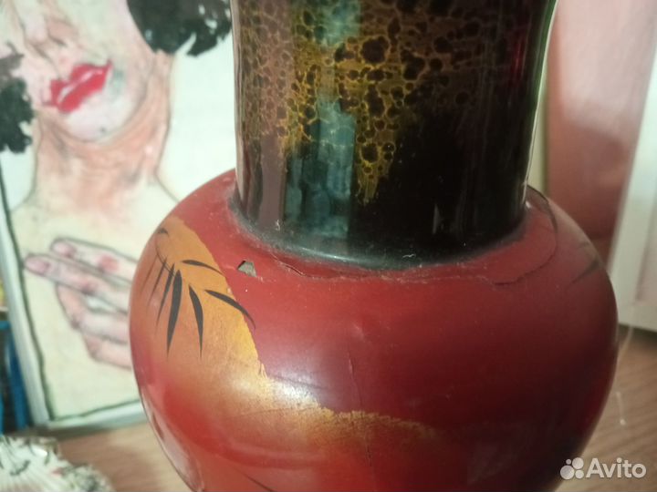 Ваза деревянная китайская