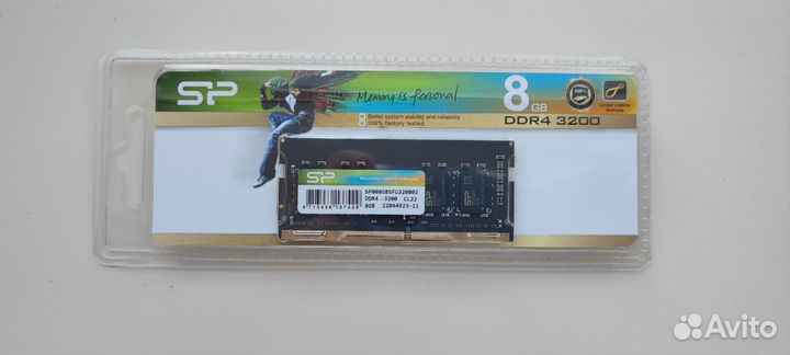 Озу DDR4 8GB 3200 so-dimm