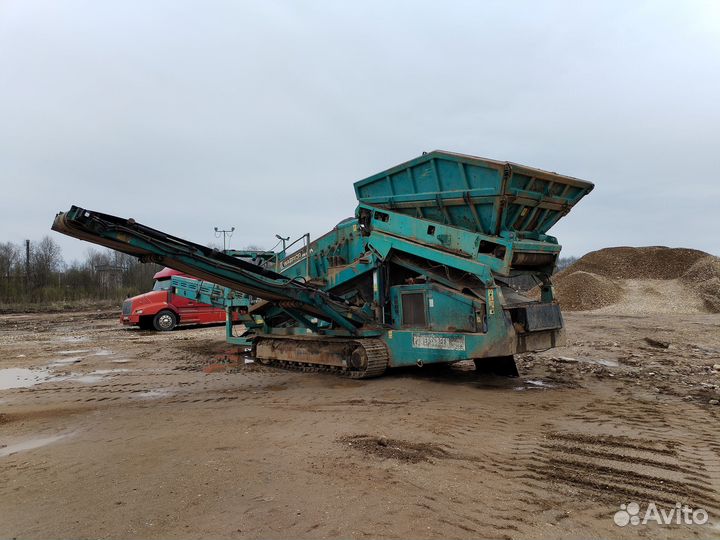 Аренда Мобильный грохот powerscreen warrior 1800
