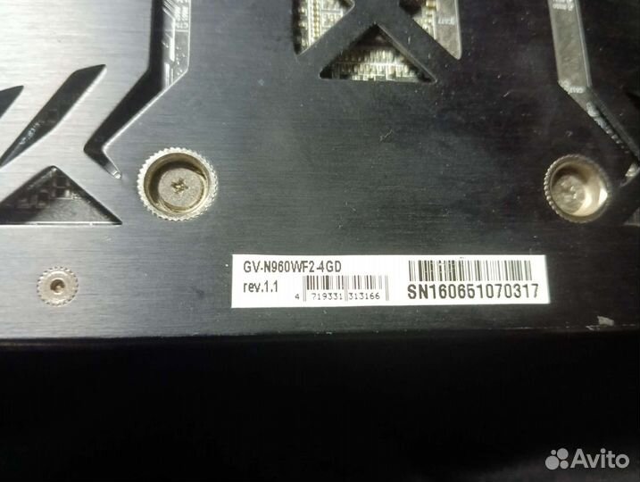 Видеокарта gtx 960 4gb