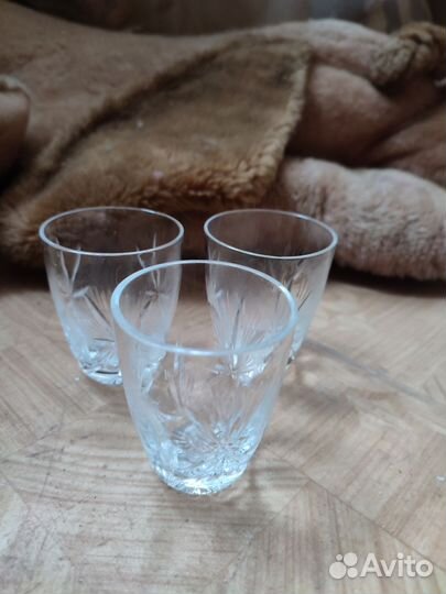 Хрустальные рюмки и бокалы СССР