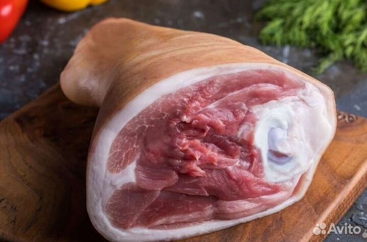 Мясо свинина фермерская рульки,лытки охлаждёнка