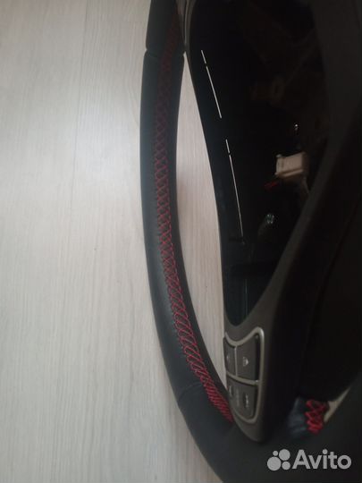 Руль kia Сeed ED перетянутый