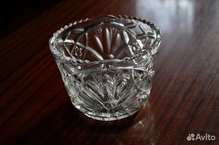 Вазы хрустальные, блюдо под лимон СССР