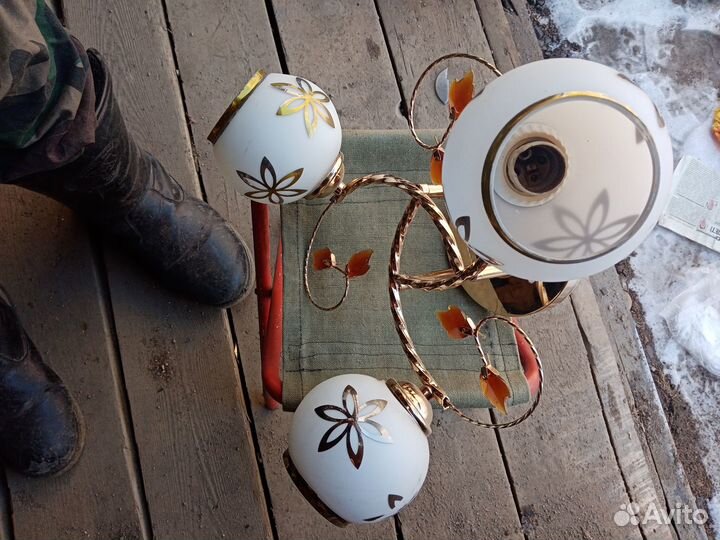 Люстра потолочная бу