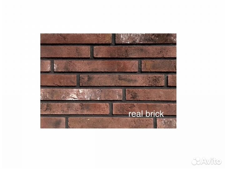 Кирпич real brick. Classic (ригельная плитка)