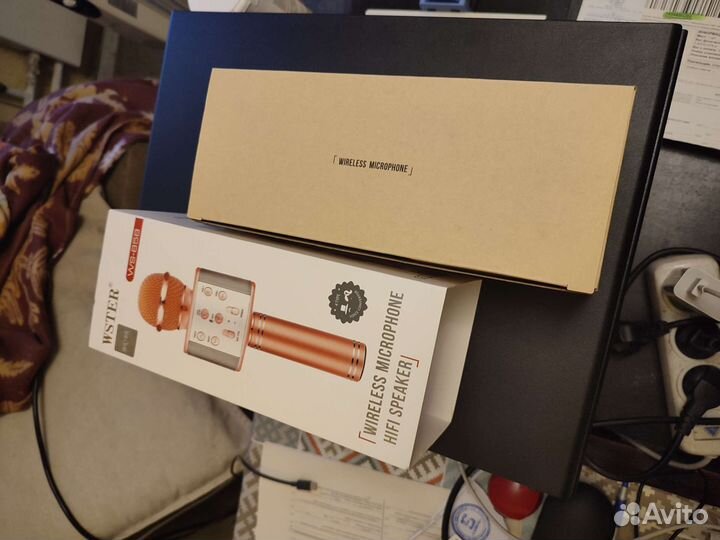 Микрофон-Караоке с колонкой WS-858