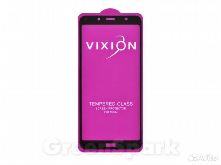 Защитное стекло 6D для Xiaomi Redmi 7A черный VIX